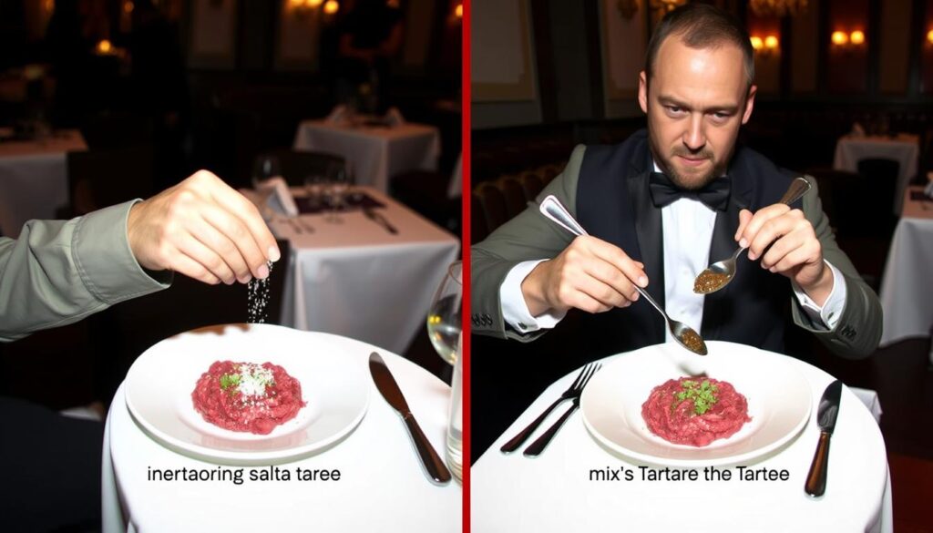 Najczęstsze błędy przy jedzeniu tatara w restauracji
