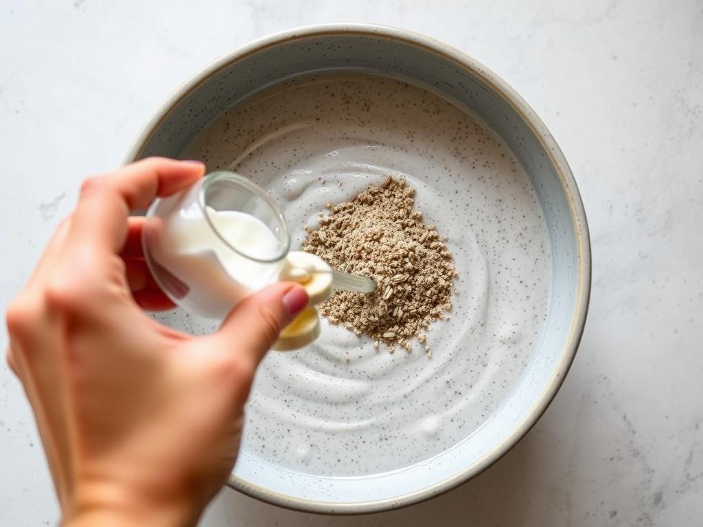 Ratowanie puddingu chia który nie zgęstniał poprzez dodanie naturalnych zagęstników