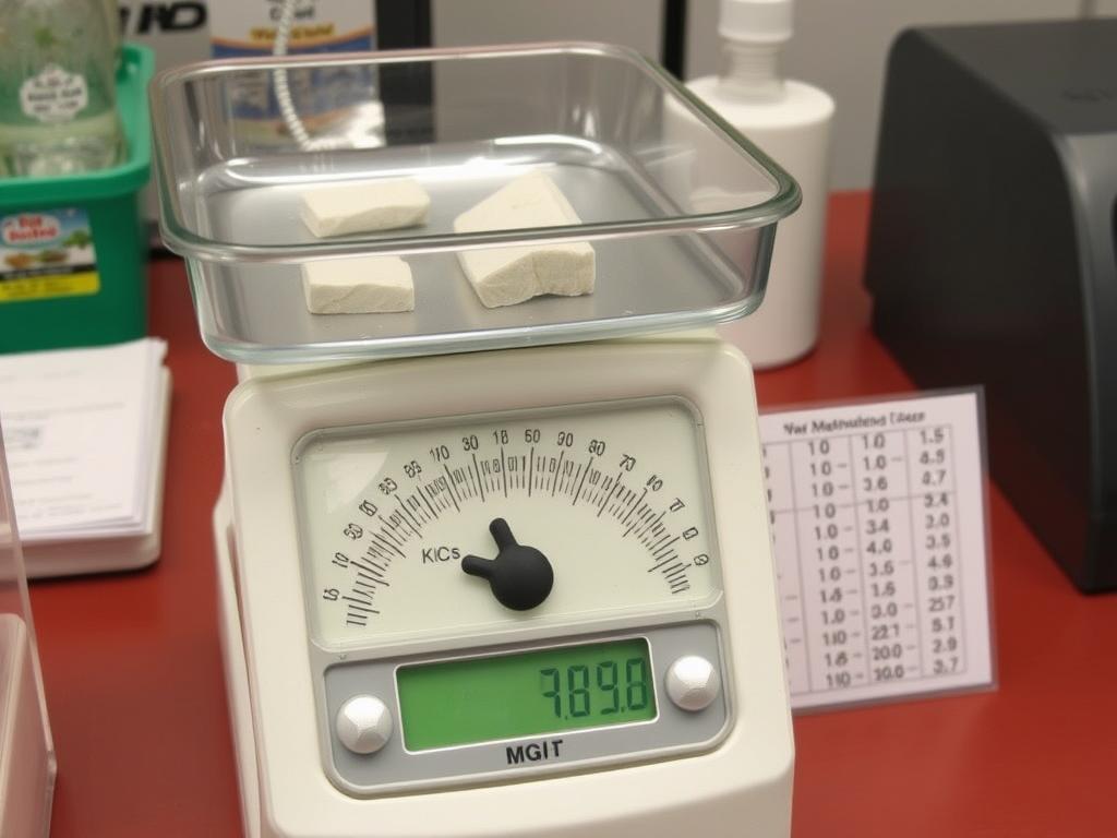 Przeliczanie gramów na kilogramy na przykładzie wagi laboratoryjnej Przeliczanie gramów na kilogramy na przykładzie wagi laboratoryjnej