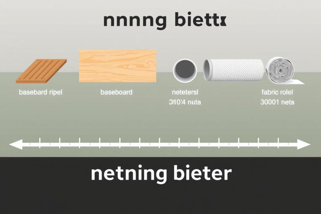 Wizualizacja metra bieżącego na przykładzie materiałów budowlanych