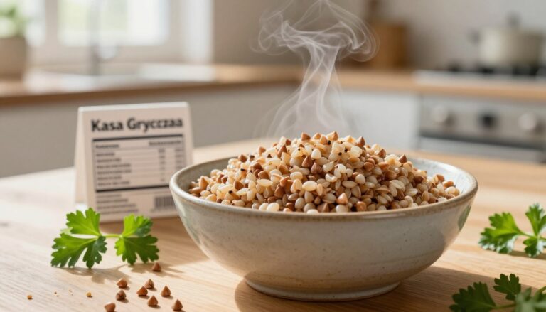 kasza gryczana ugotowana kcal