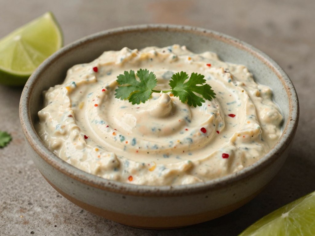 Chipotle lime dip z kolendrą