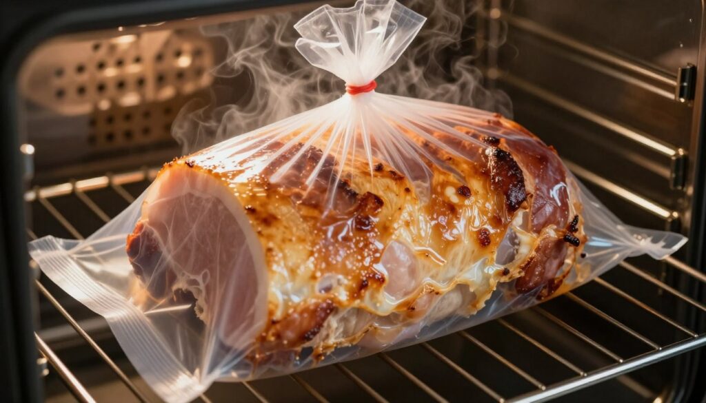 Szynka pieczona w rękawie do pieczenia
