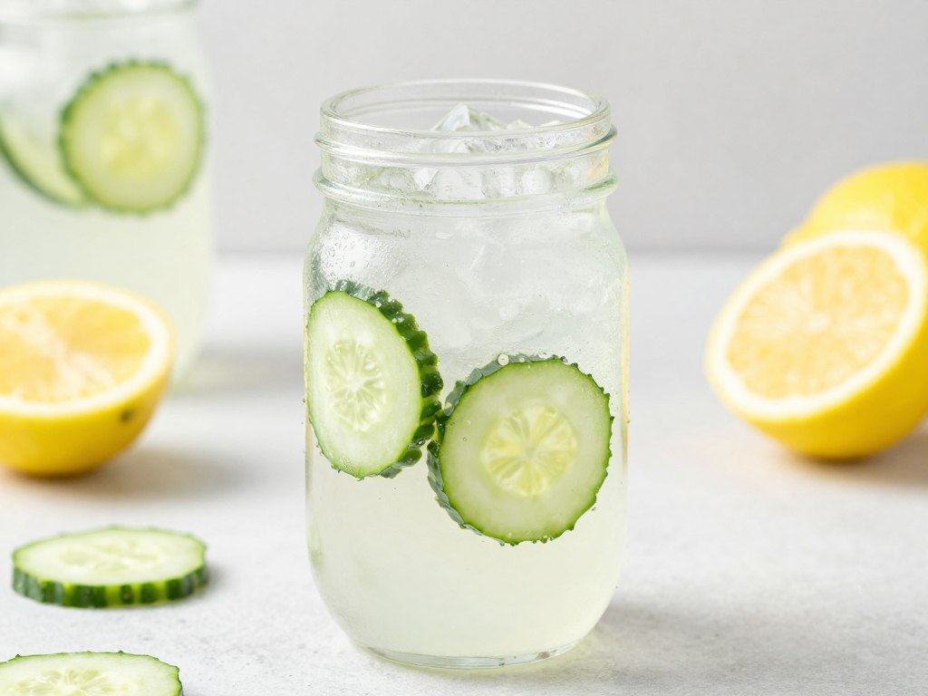 drink z cytrynówką i ogórkiem