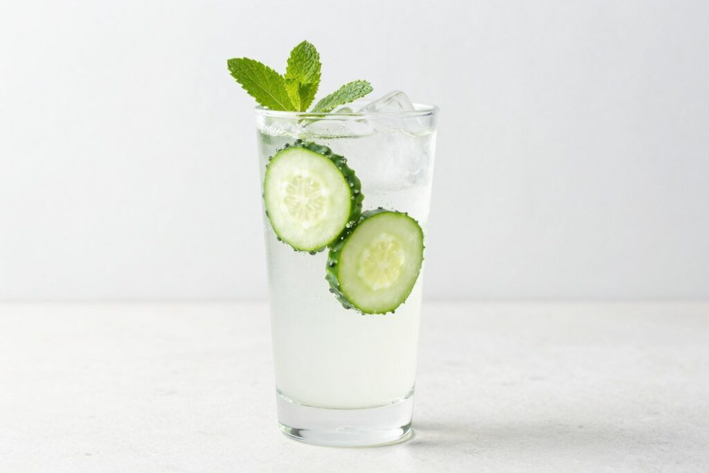niskokaloryczny drink z cytrynówką i wodą gazowaną